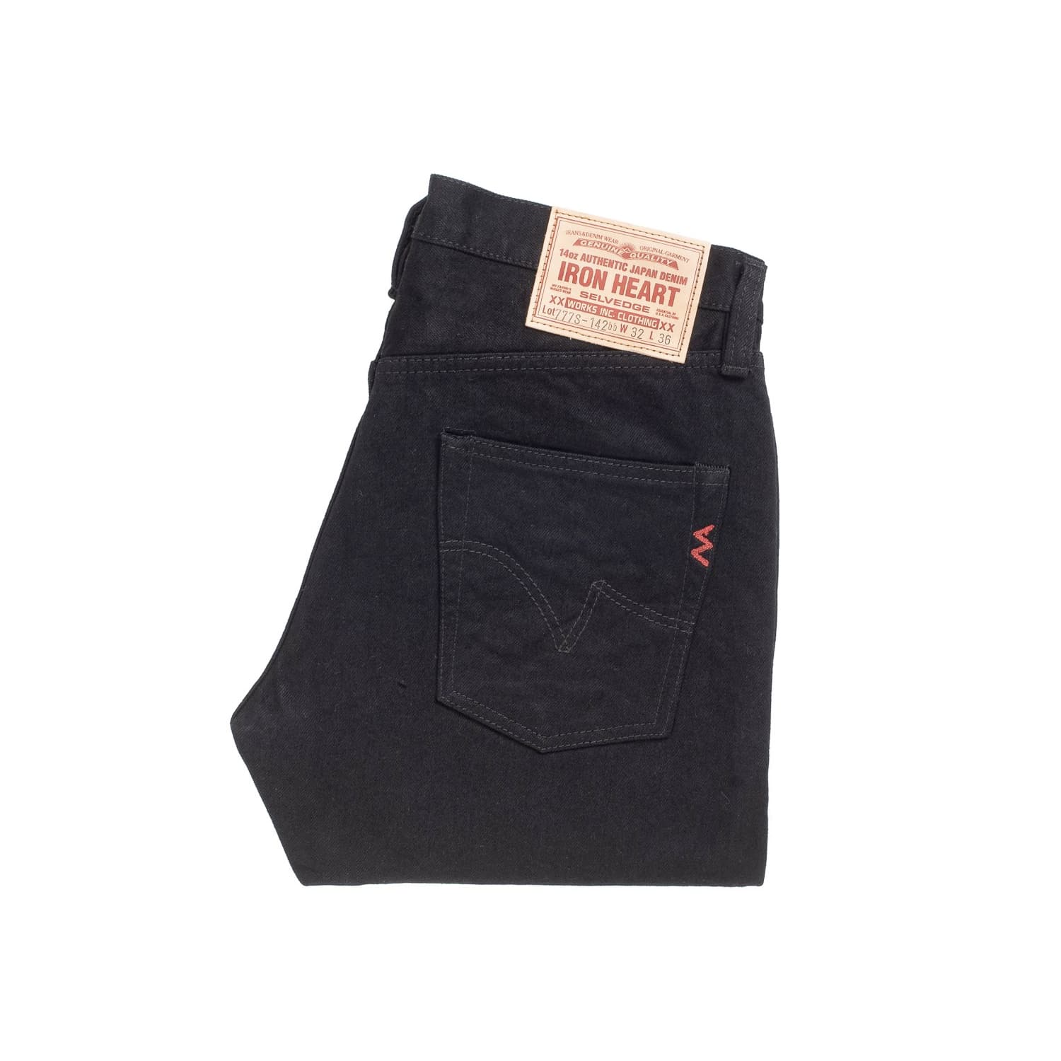 Iron Heart 14oz IH-777S-142bb Super Slim Jean Black - Image 5