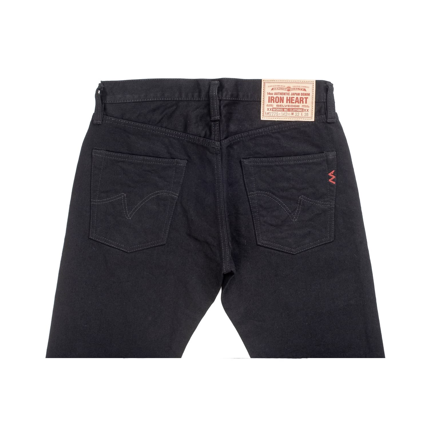 Iron Heart 14oz IH-777S-142bb Super Slim Jean Black - Image 7