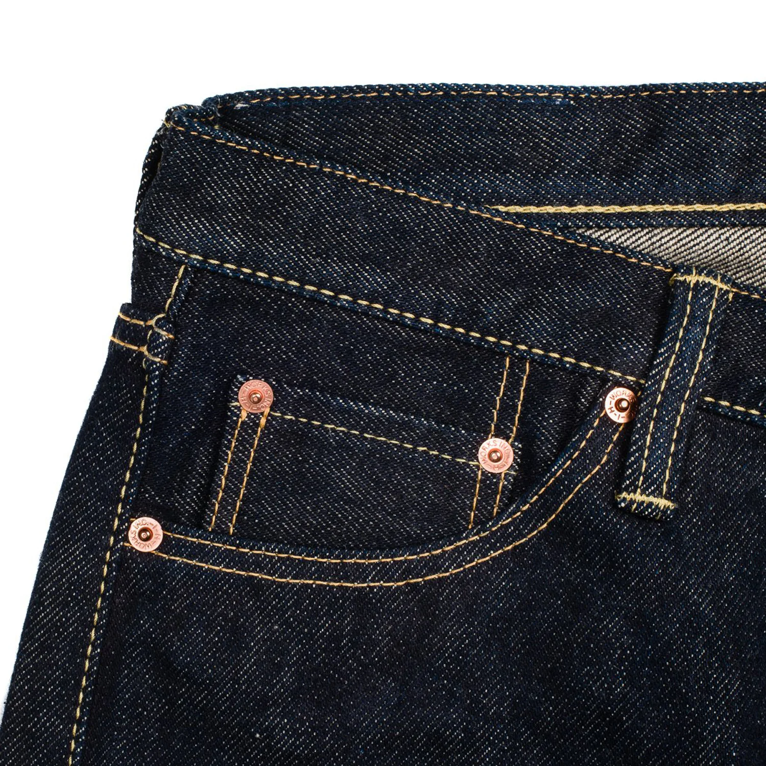 Iron Heart 21oz IH-555S-21 Super Slim Jean Indigo - Image 11