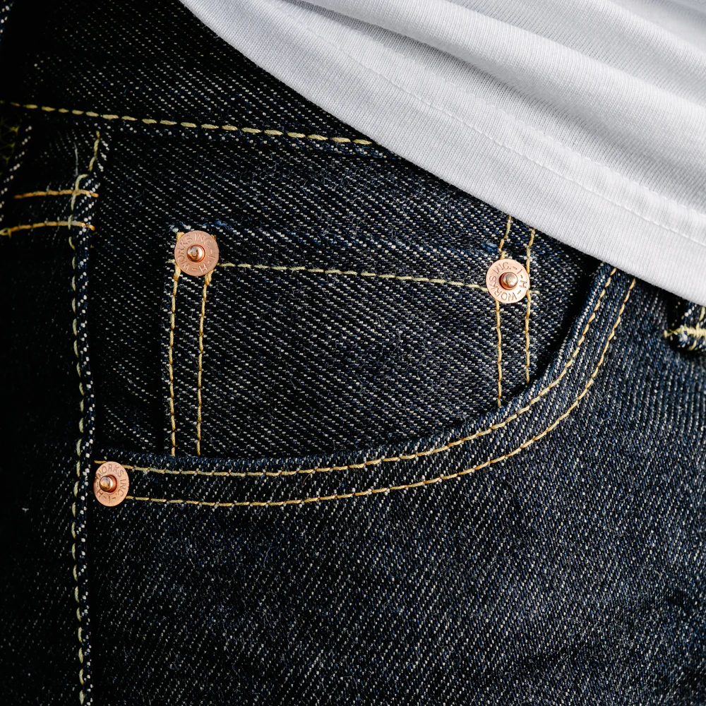 Iron Heart 21oz IH-555S-21 Super Slim Jean Indigo - Image 5