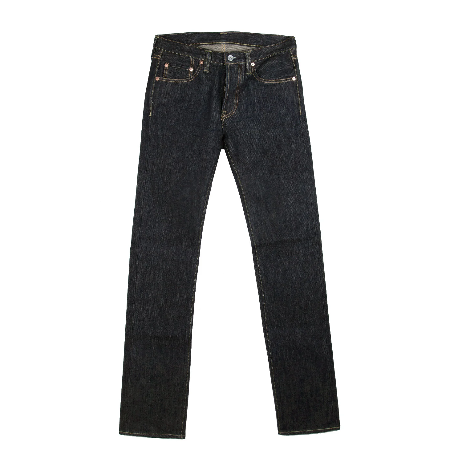 Iron Heart IH-777S-21 21oz Super Slim Tapered Jean Indigo - Image 5