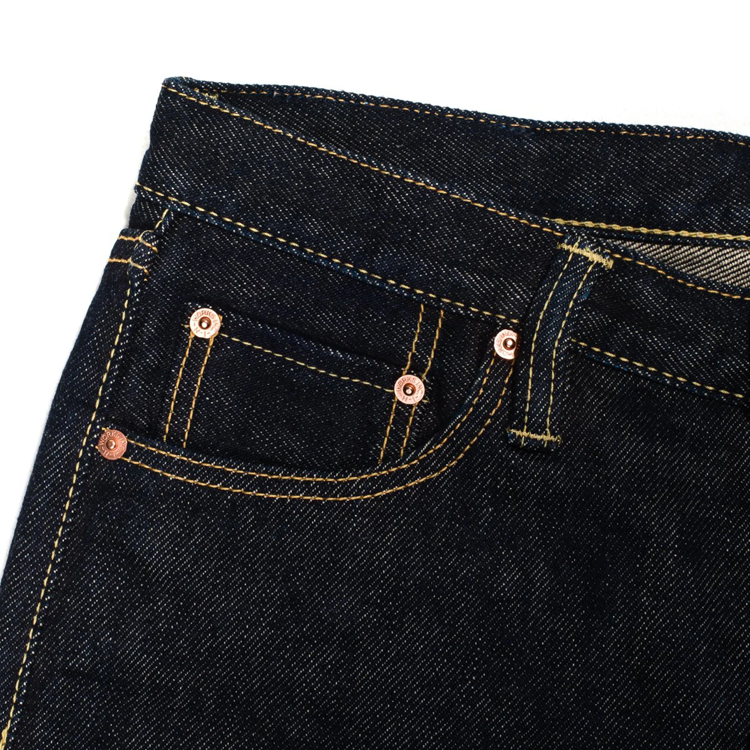 Iron Heart IH-777S-21 21oz Super Slim Tapered Jean Indigo - Image 6