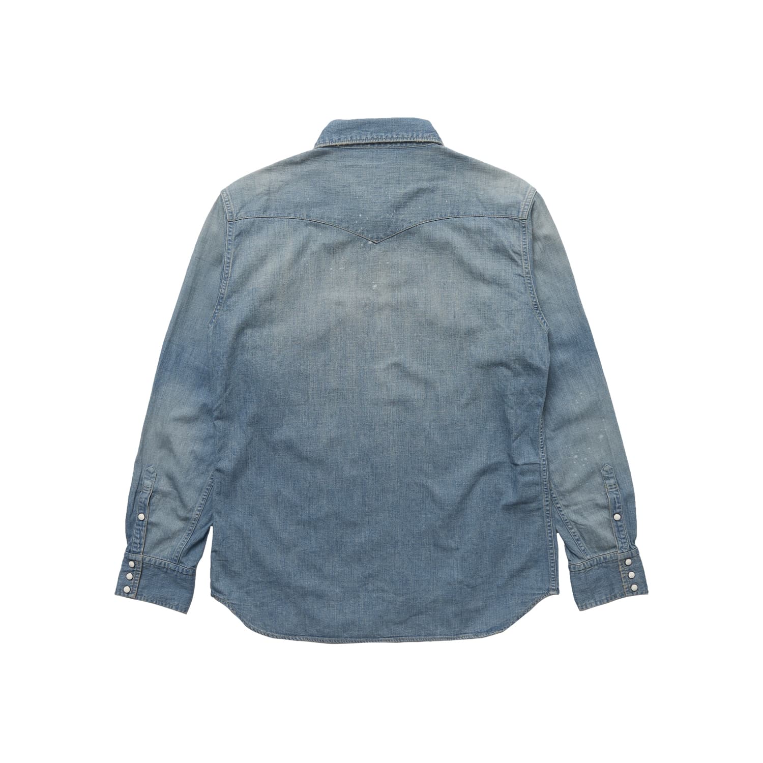 Full Count 4894HW Denim Western Shirt Hand Wash - Image 8