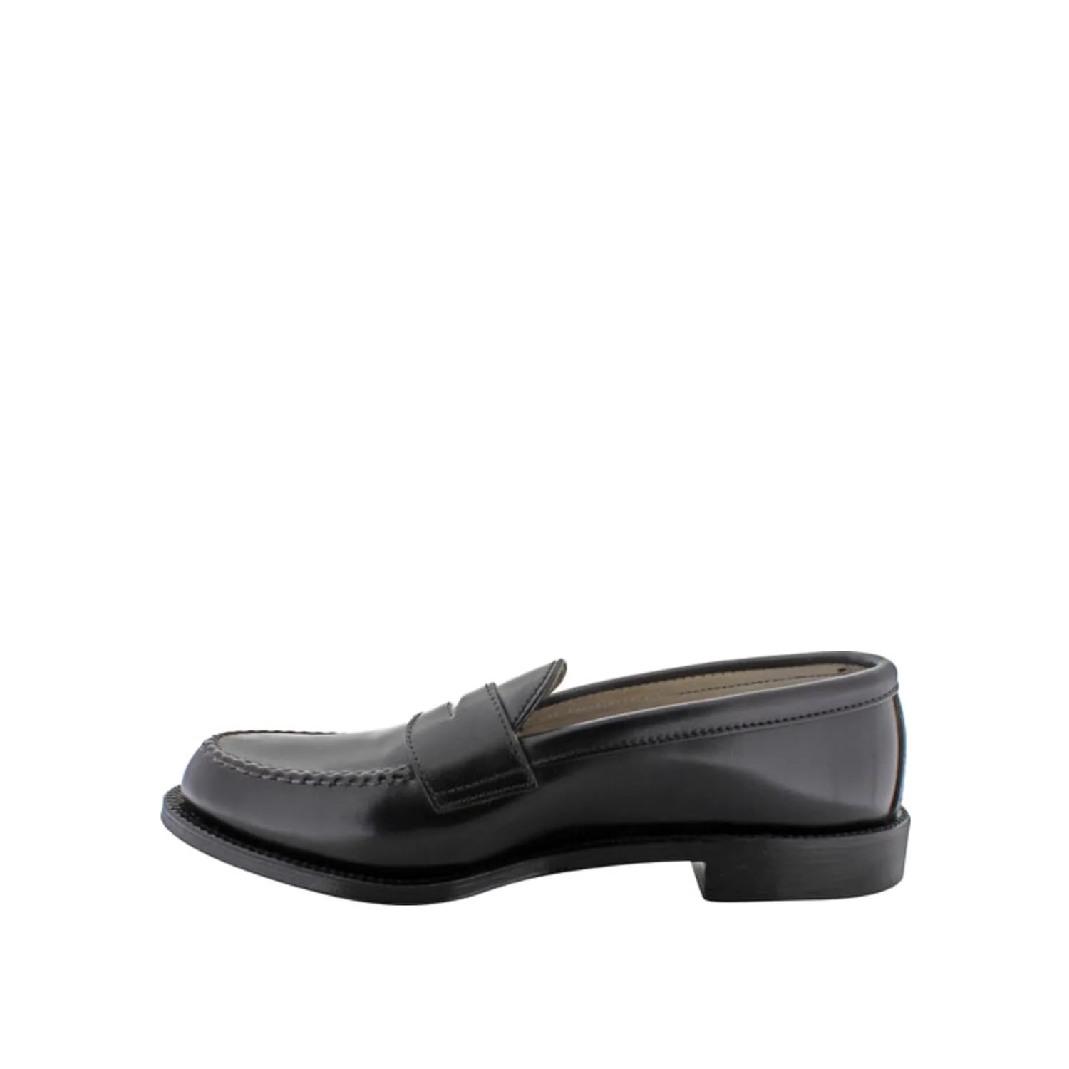Alden 987 Handsewn Penny Loafer Black Shell Cordovan - Image 3