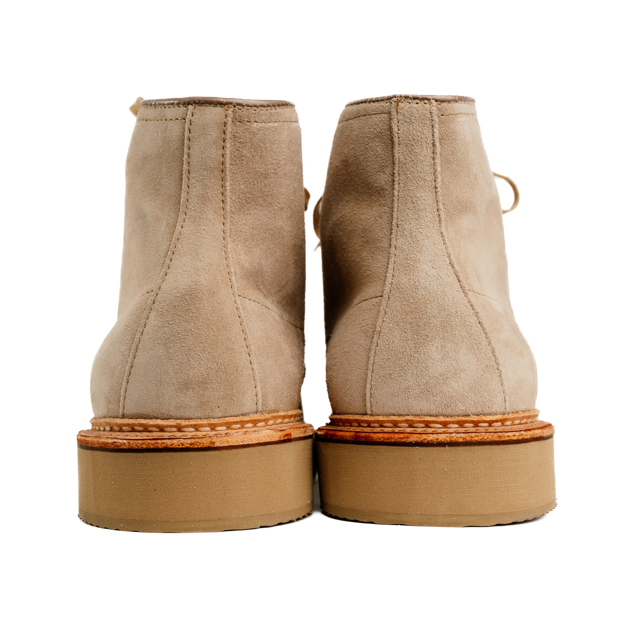 Alden x Snake Oil Provisions Lestat Plain Toe Boot Milkshake Suede - Image 10