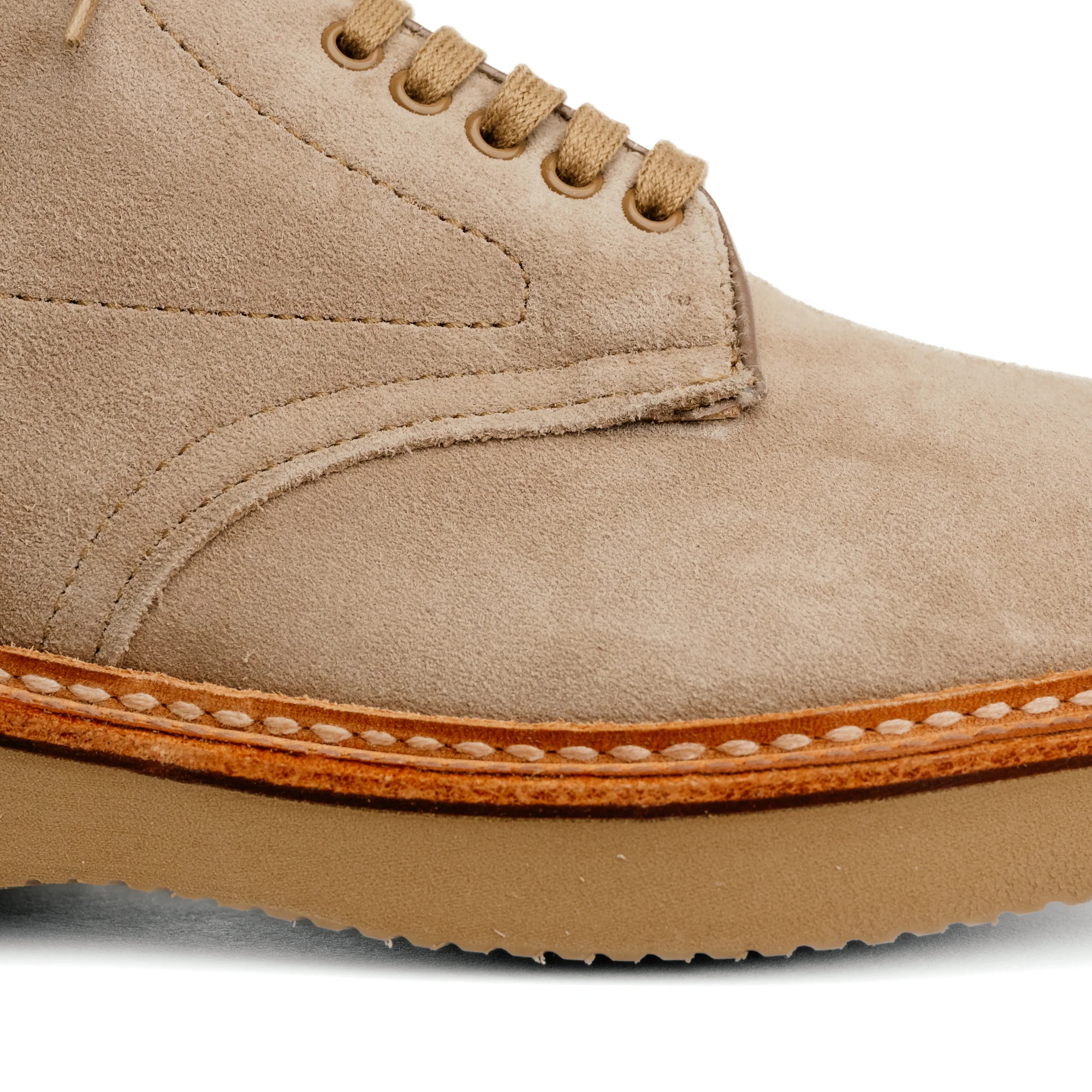 Alden x Snake Oil Provisions Lestat Plain Toe Boot Milkshake Suede - Image 11