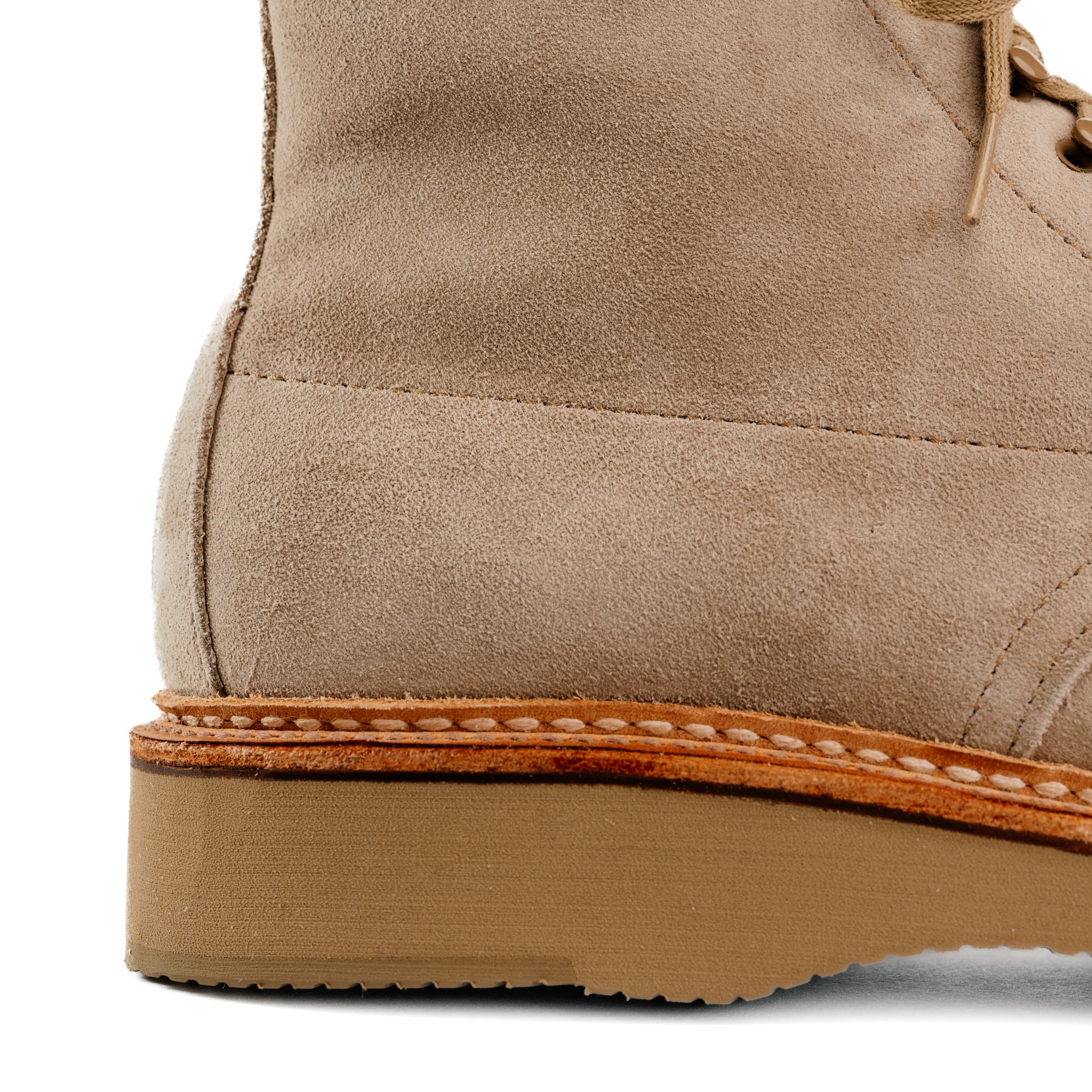Alden x Snake Oil Provisions Lestat Plain Toe Boot Milkshake Suede - Image 3