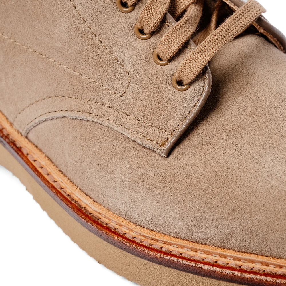 Alden x Snake Oil Provisions Lestat Plain Toe Boot Milkshake Suede - Image 5