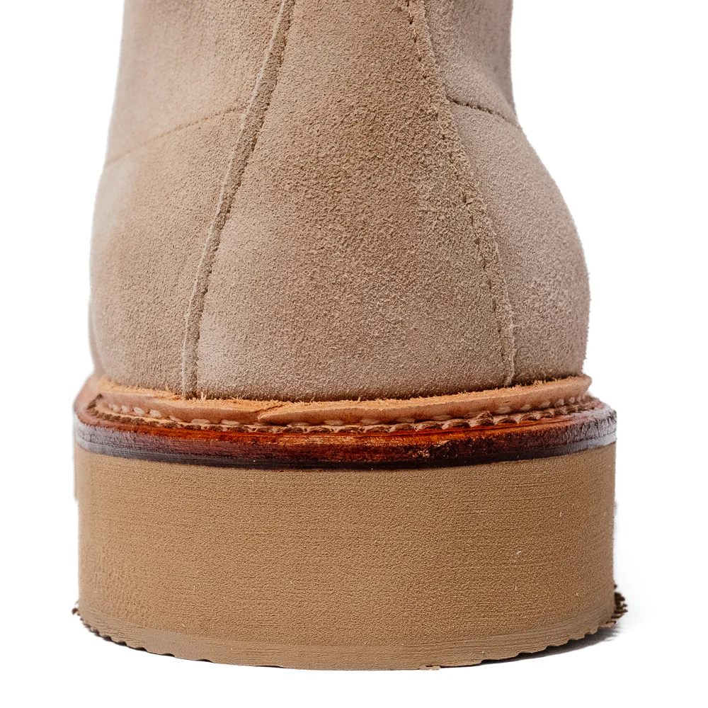 Alden x Snake Oil Provisions Lestat Plain Toe Boot Milkshake Suede - Image 6