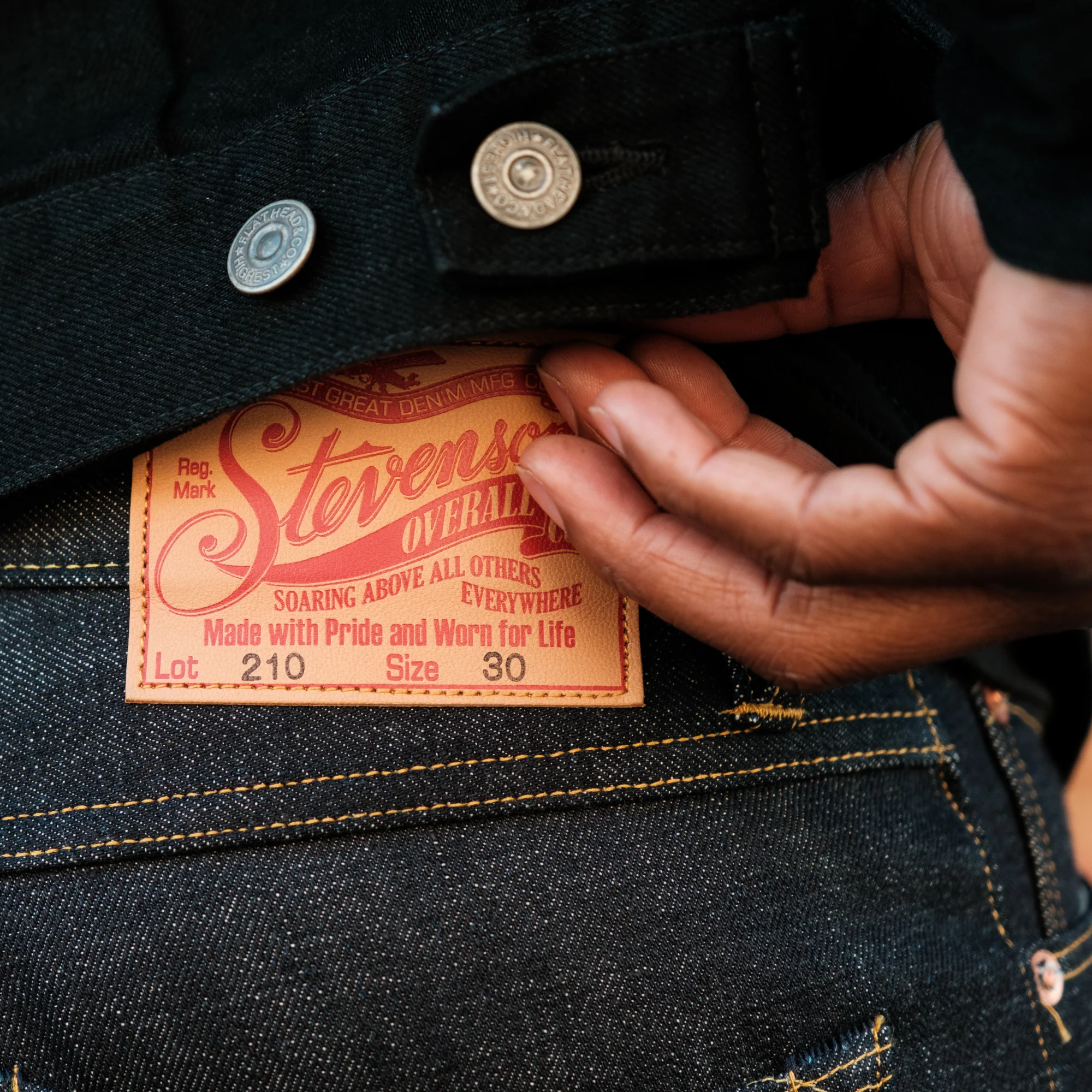 Stevenson Overall Co. Big Sur 210 Jean Indigo - Image 5