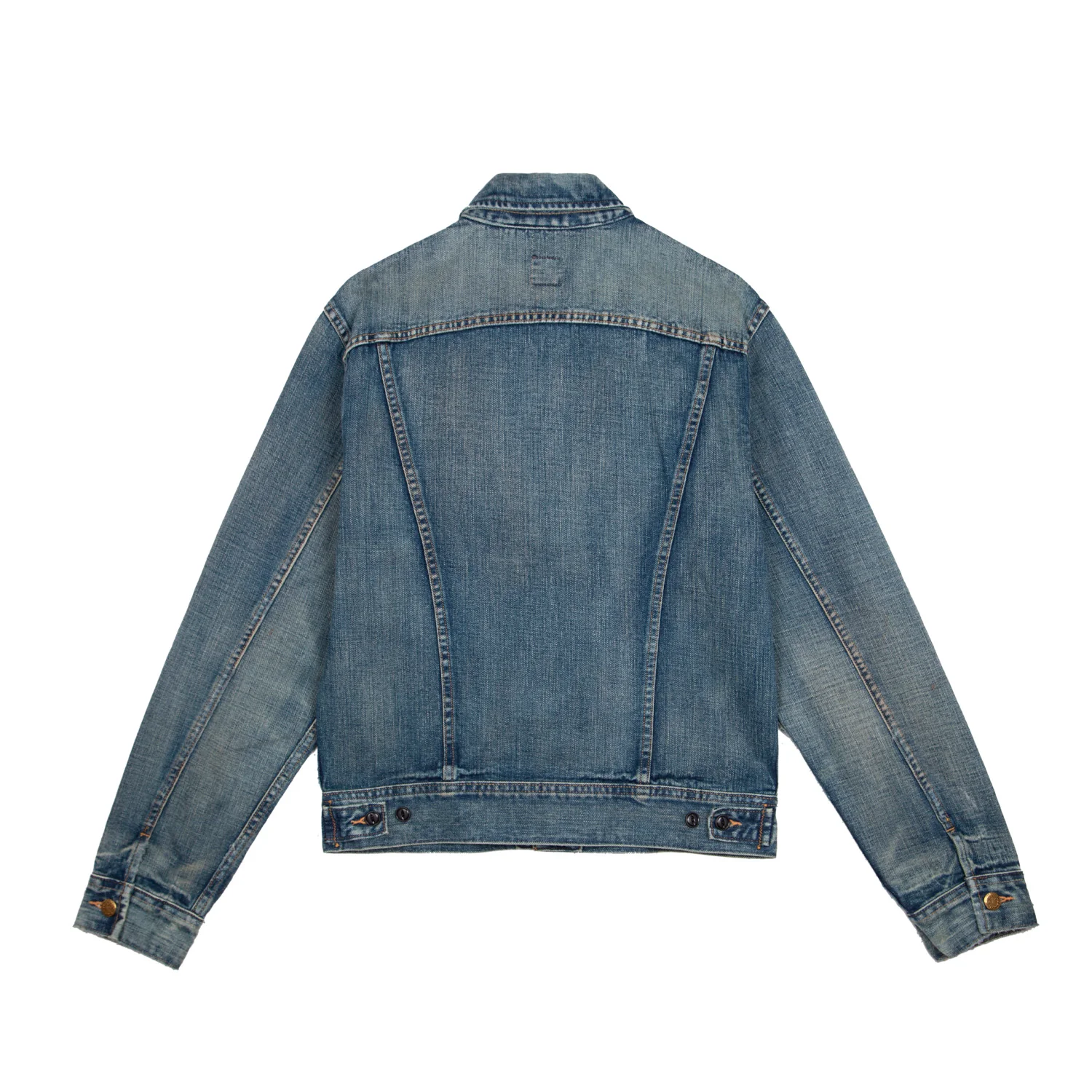 RRL Leeland Indigo Denim Trucker Jacket - Image 10