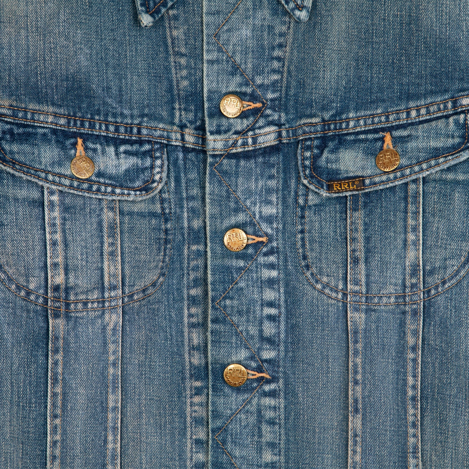 RRL Leeland Indigo Denim Trucker Jacket - Image 8