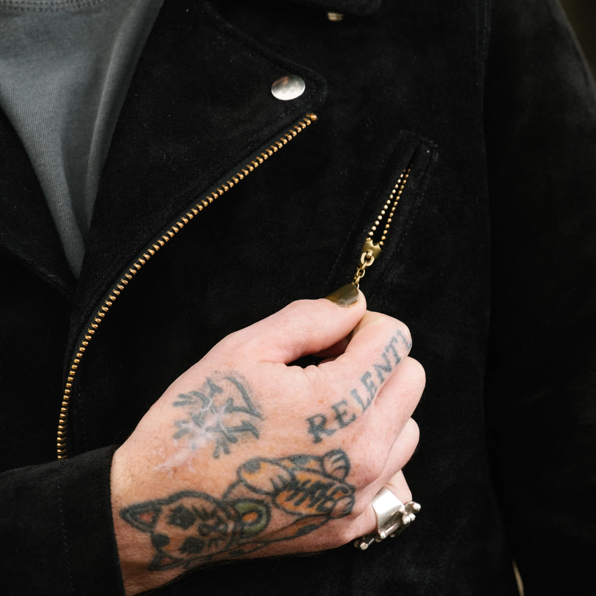 Double Helix x Snake Oil Provisions Deviant ICON Black Suede - Image 5