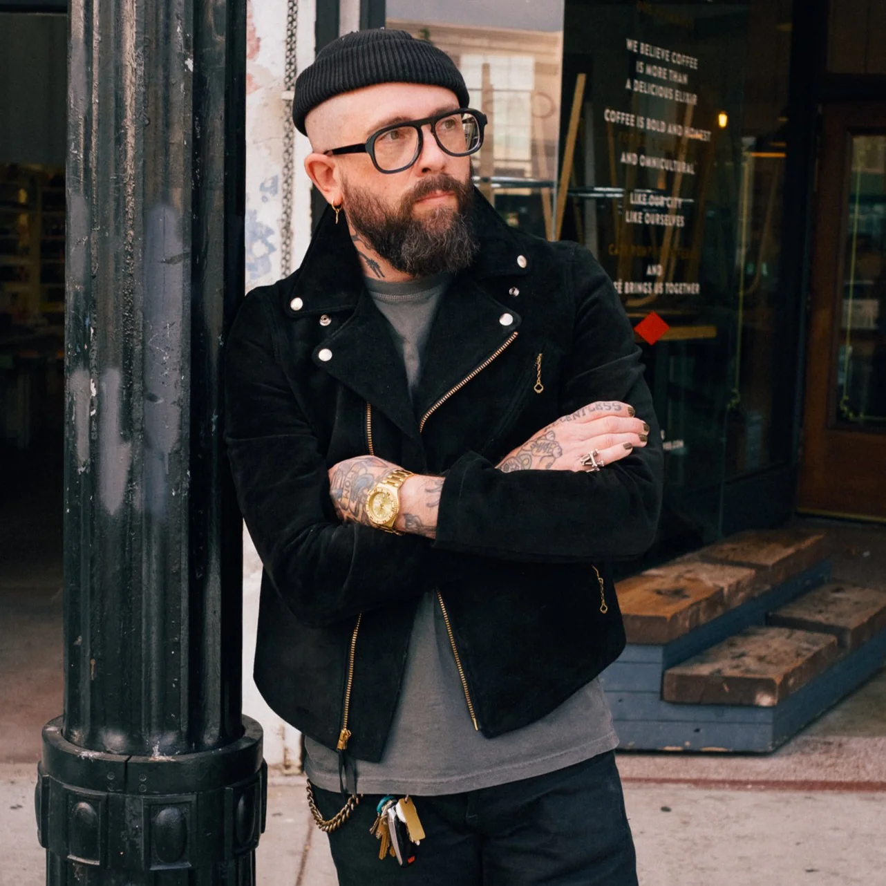 Double Helix x Snake Oil Provisions Deviant ICON Black Suede - Image 9