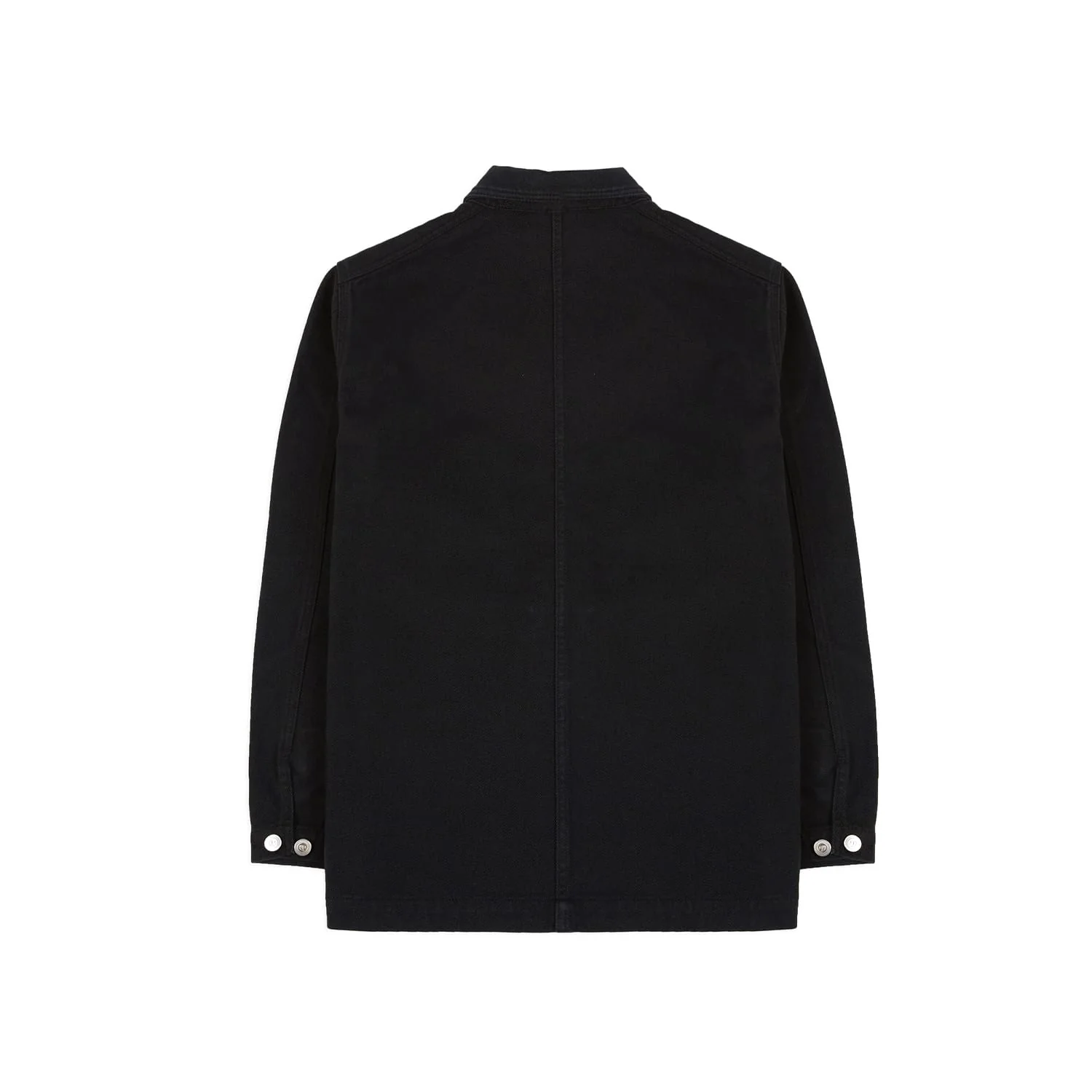 Drake's Black Heavy Twill Cotton Five-Pocket Chore Jacket - Image 6