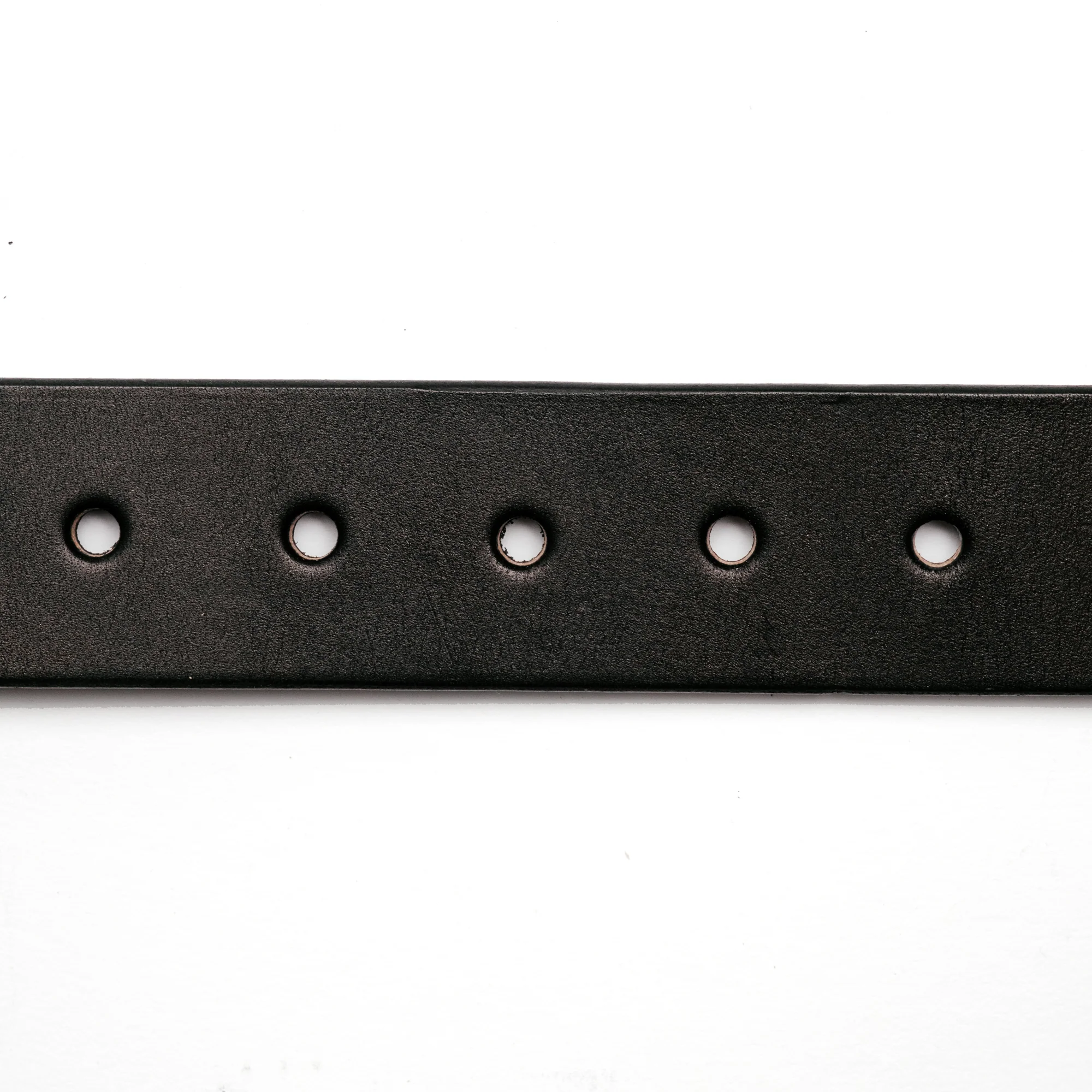 Ewing Dry Goods EDG x SOP Minimalist Belt Black w/ Brushed Nickel - Image 4