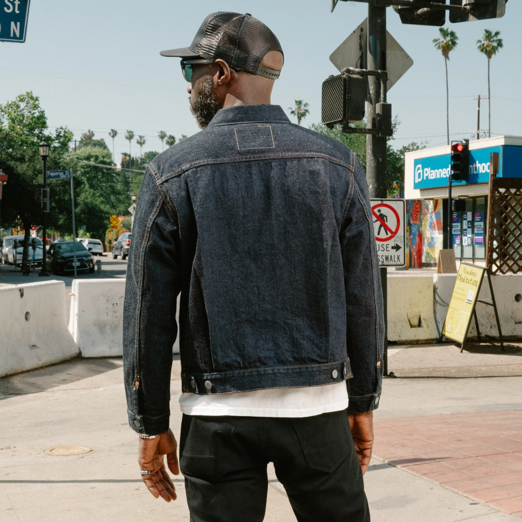 The Flat Head FN-OJ-D002 1950s Type 2 Denim Jacket Indigo - Image 5