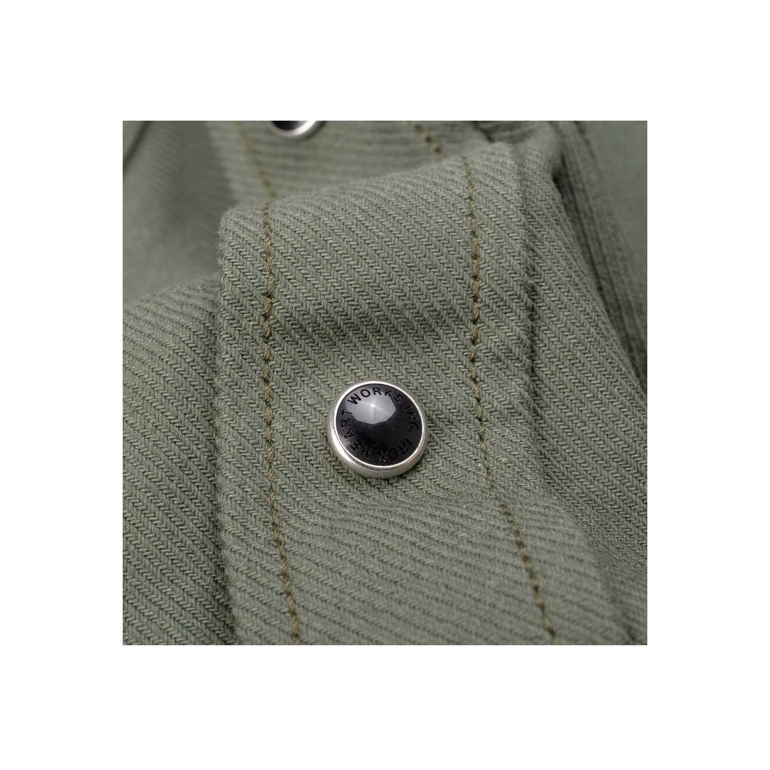 Iron Heart IHSH-235-OLV 13oz Military Serge Western Olive Drab Green - Image 9