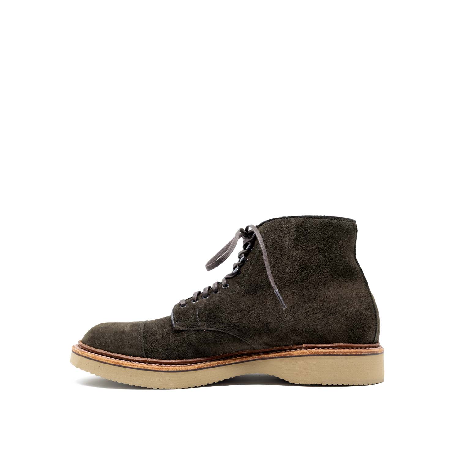 Alden x Snake Oil Provisions Monterey Boot Loden Suede - Image 5