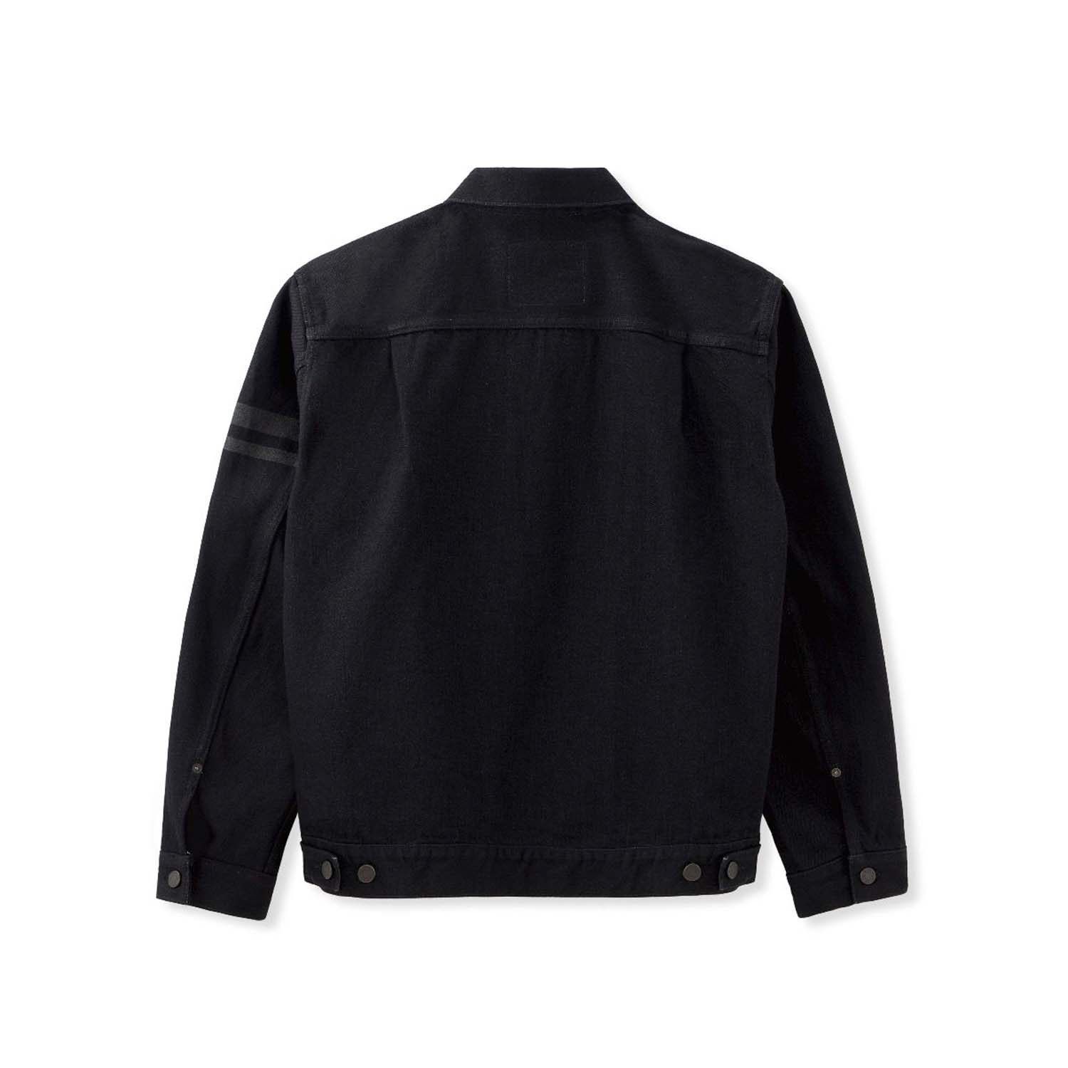 Momotaro MMGJ11025S #002 15.7oz Classic Denim Jacket Black - Image 10