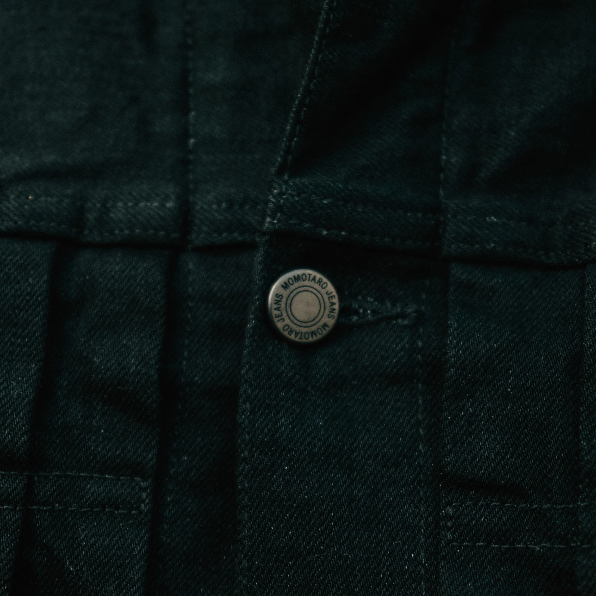 Momotaro MMGJ11025S #002 15.7oz Classic Denim Jacket Black - Image 4