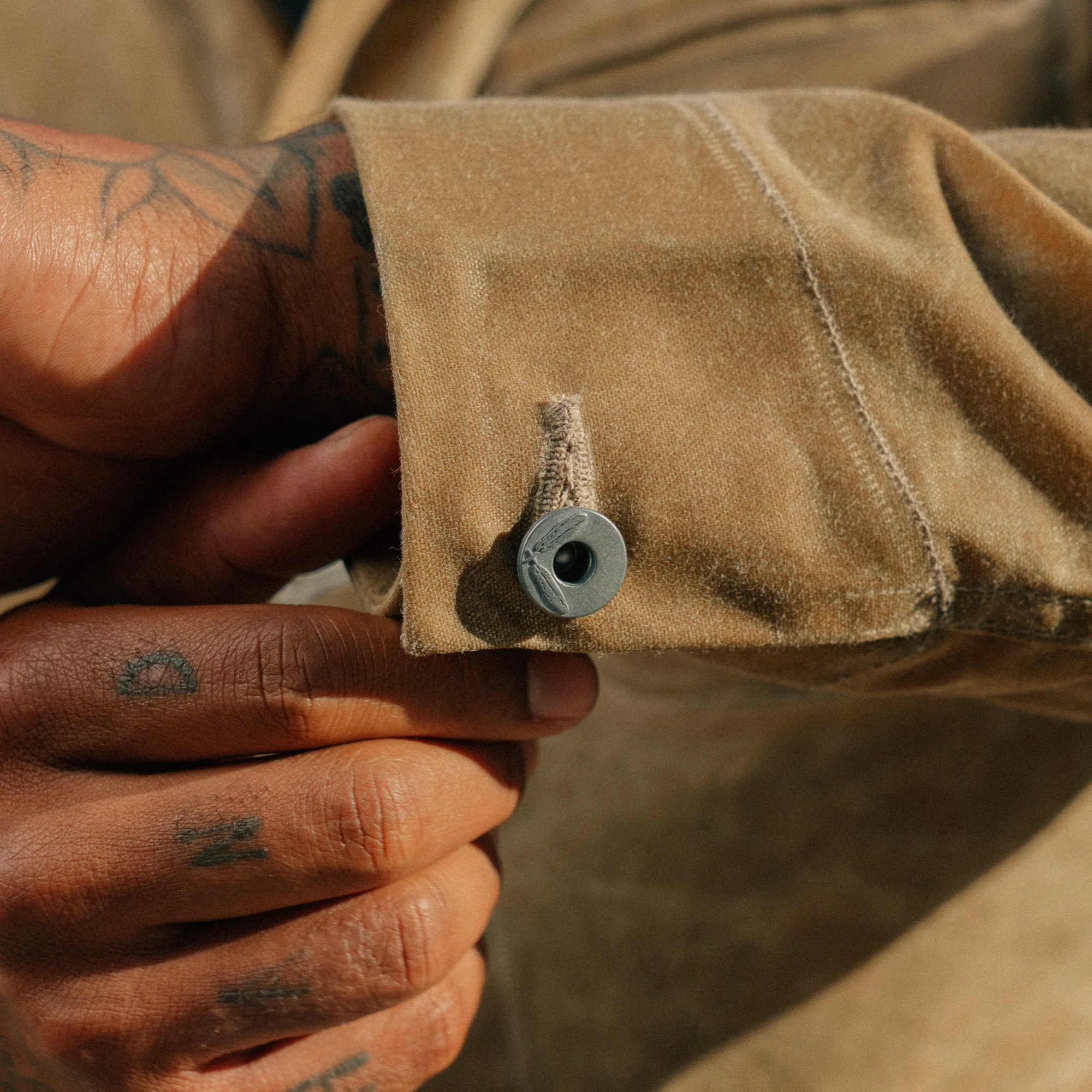 Rogue Territory Waxed Ridgeline Supply Jacket Tan - Image 5