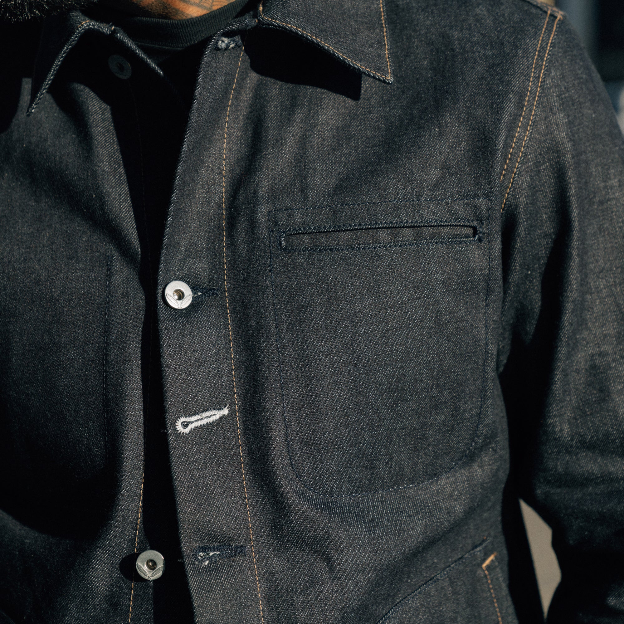 Rogue Territory 15oz Indigo Supply Jacket - Image 4