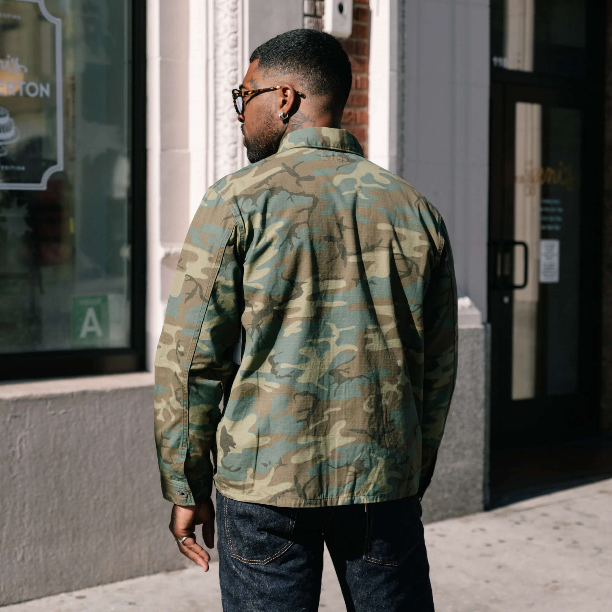 RRL Camo Ripstop Overshirt Camo - Image 3