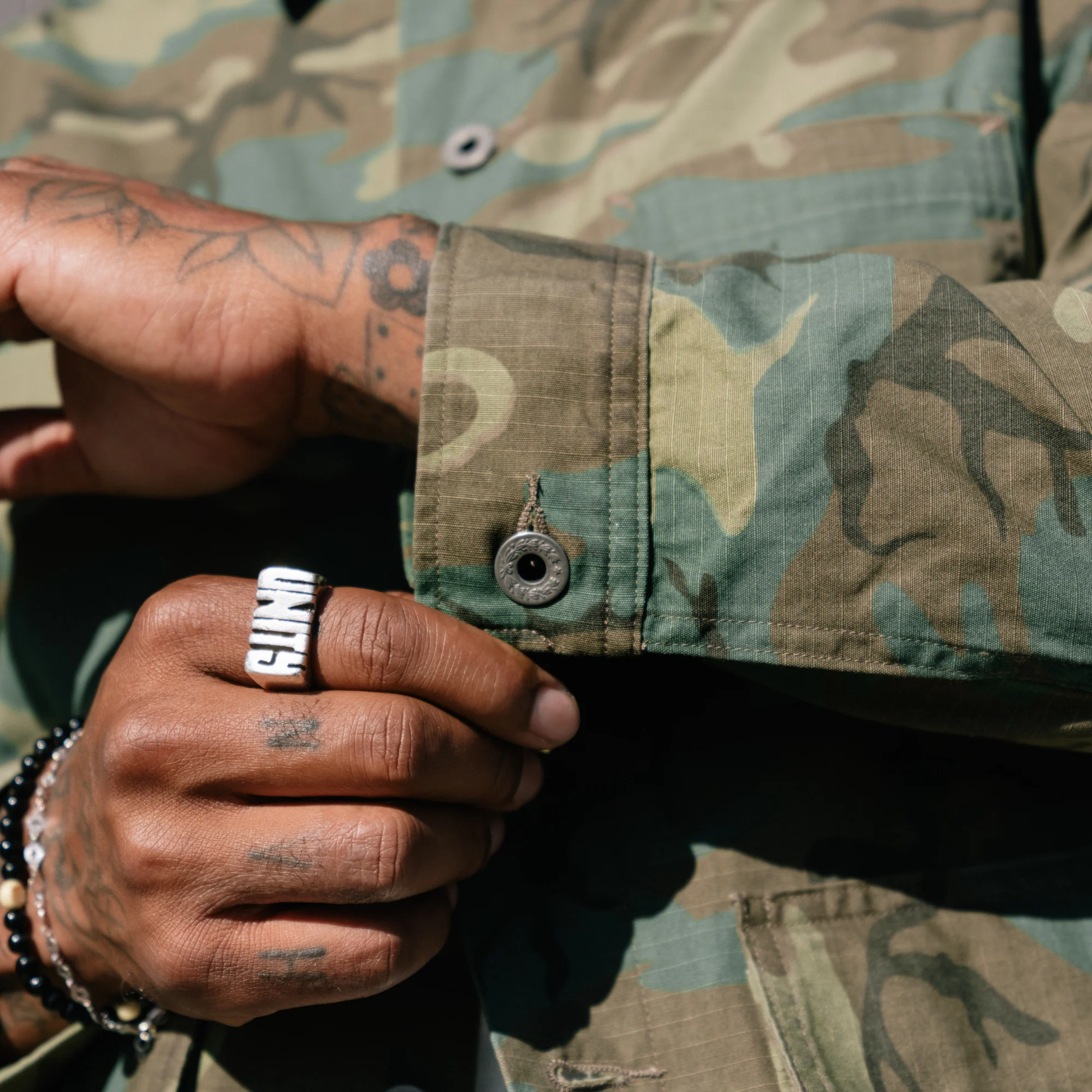 RRL Camo Ripstop Overshirt Camo - Image 5