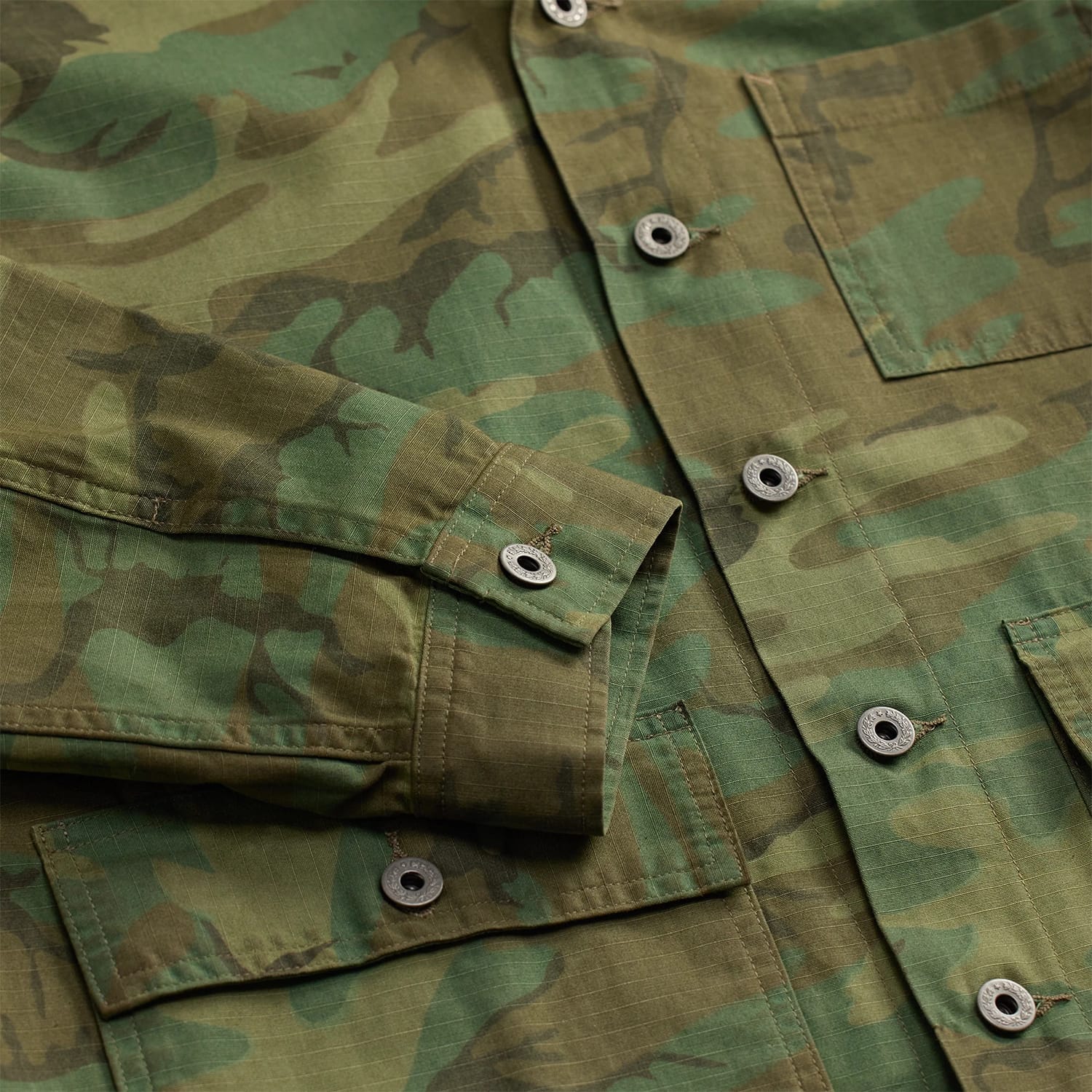 RRL Camo Ripstop Overshirt Camo - Image 8