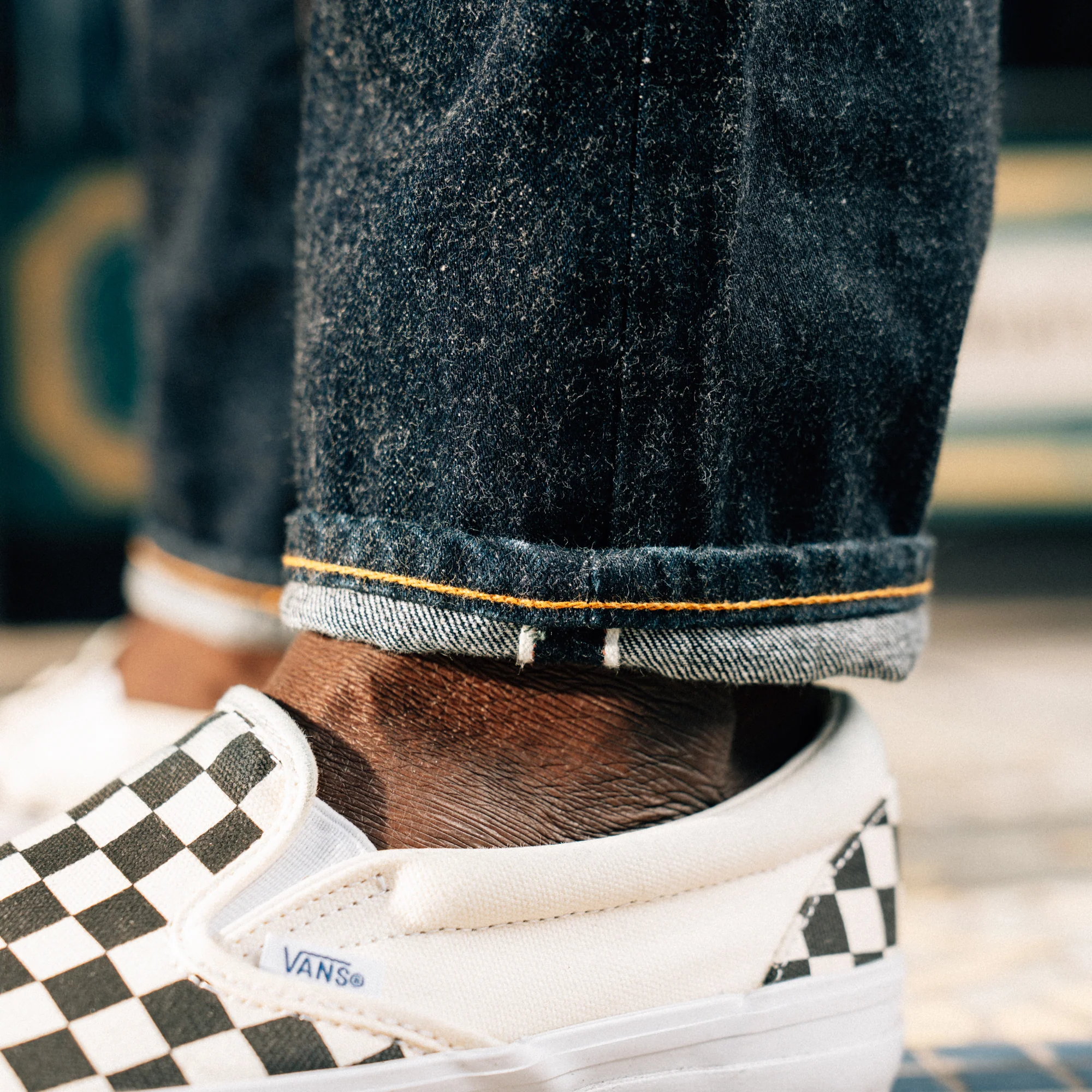 RRL Slim Fit Selvedge Jean Indigo Rinse - Image 3