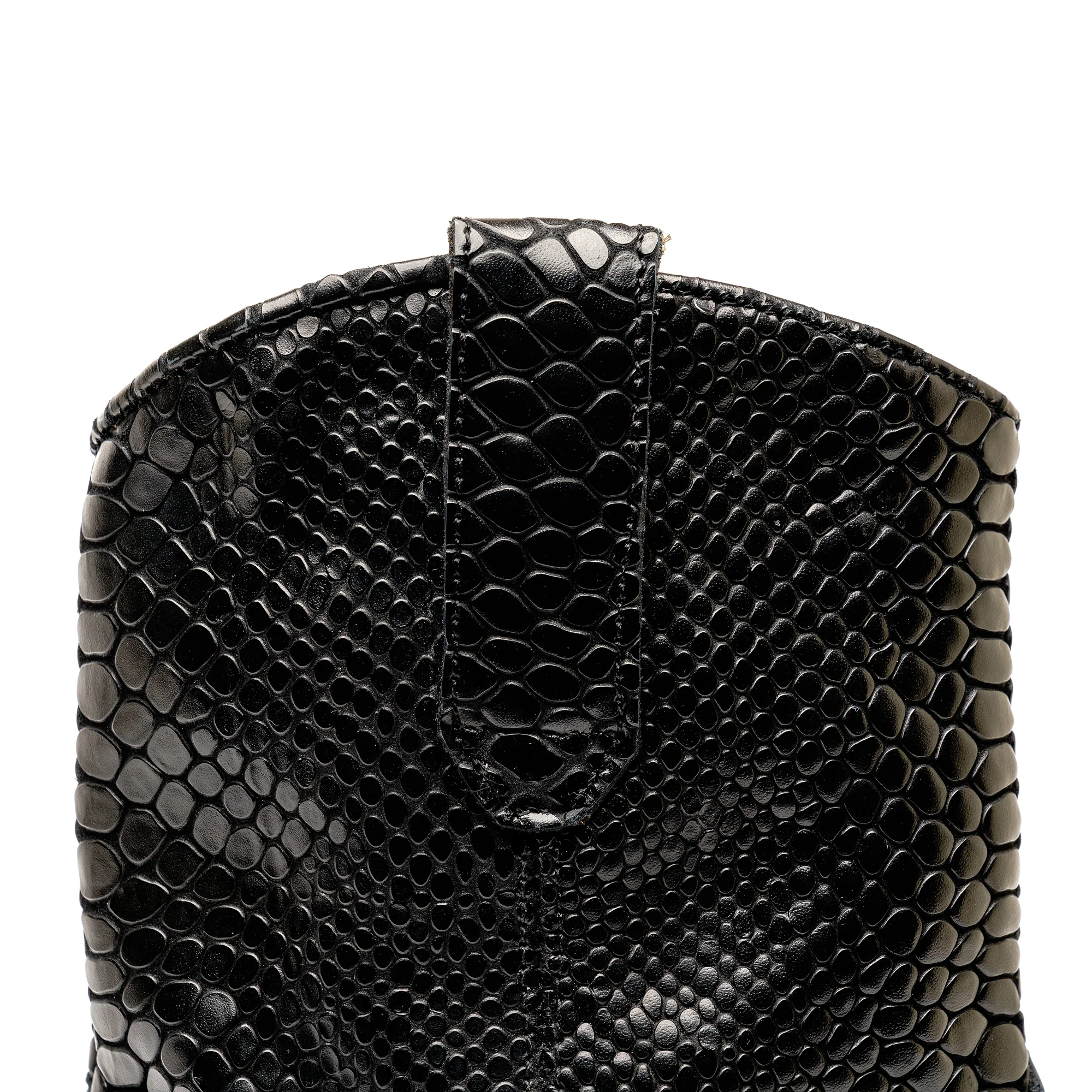 Santa Rosa Brand x Snake Oil Provisions Heartbreaker Boot Black Snake - Image 7