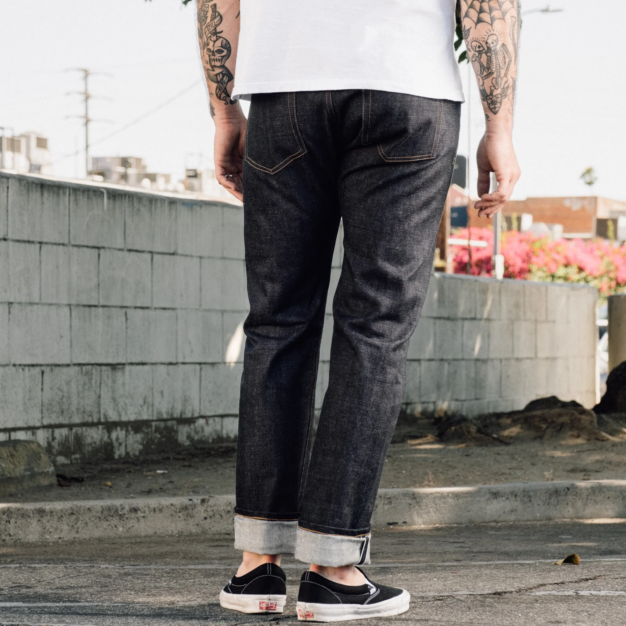 Schaeffer's Garment Hotel 103 Tall Straight Jean Rope Indigo - Image 3