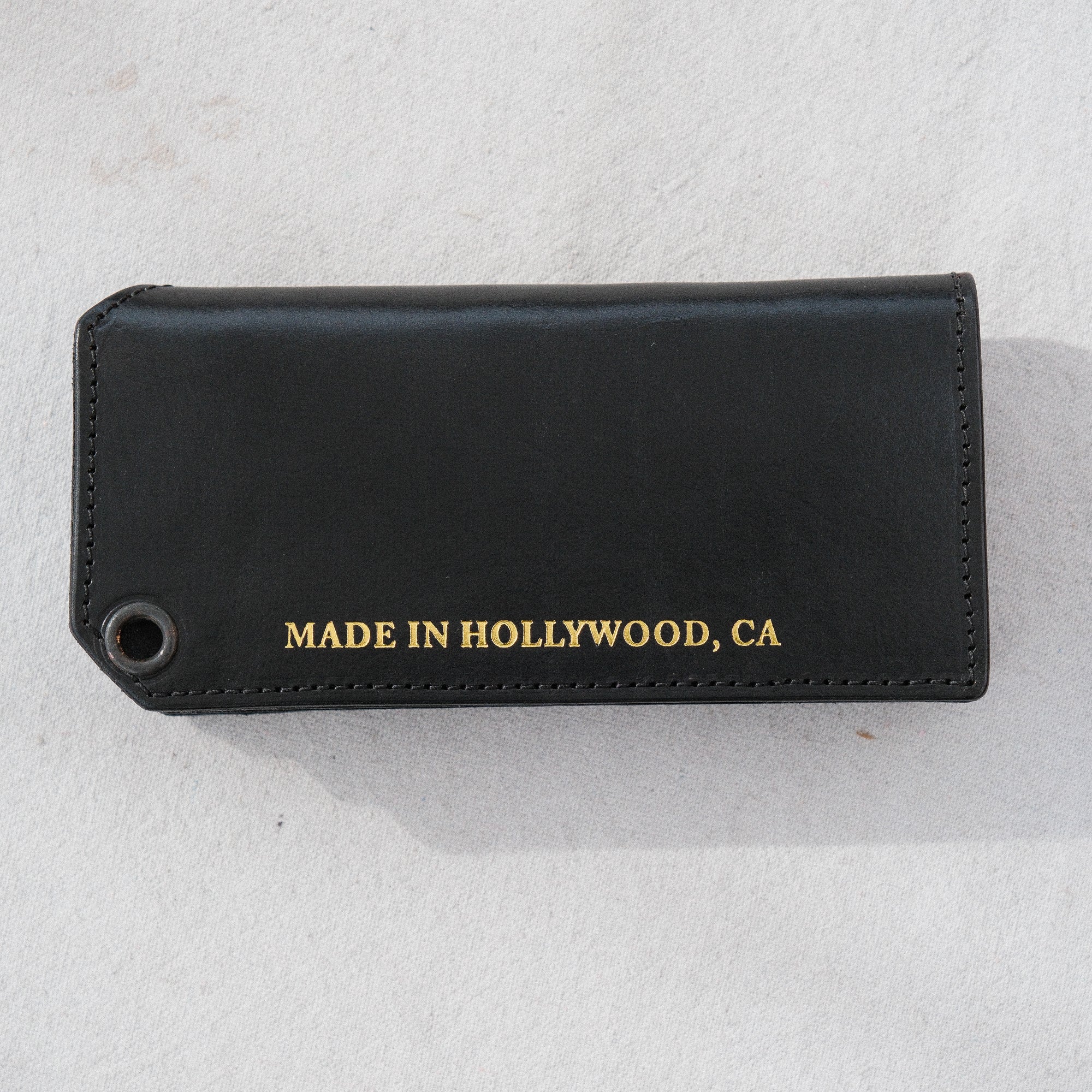 Schaeffer's Garment Hotel SGH Trucker Wallet Black Horsehide - Image 3