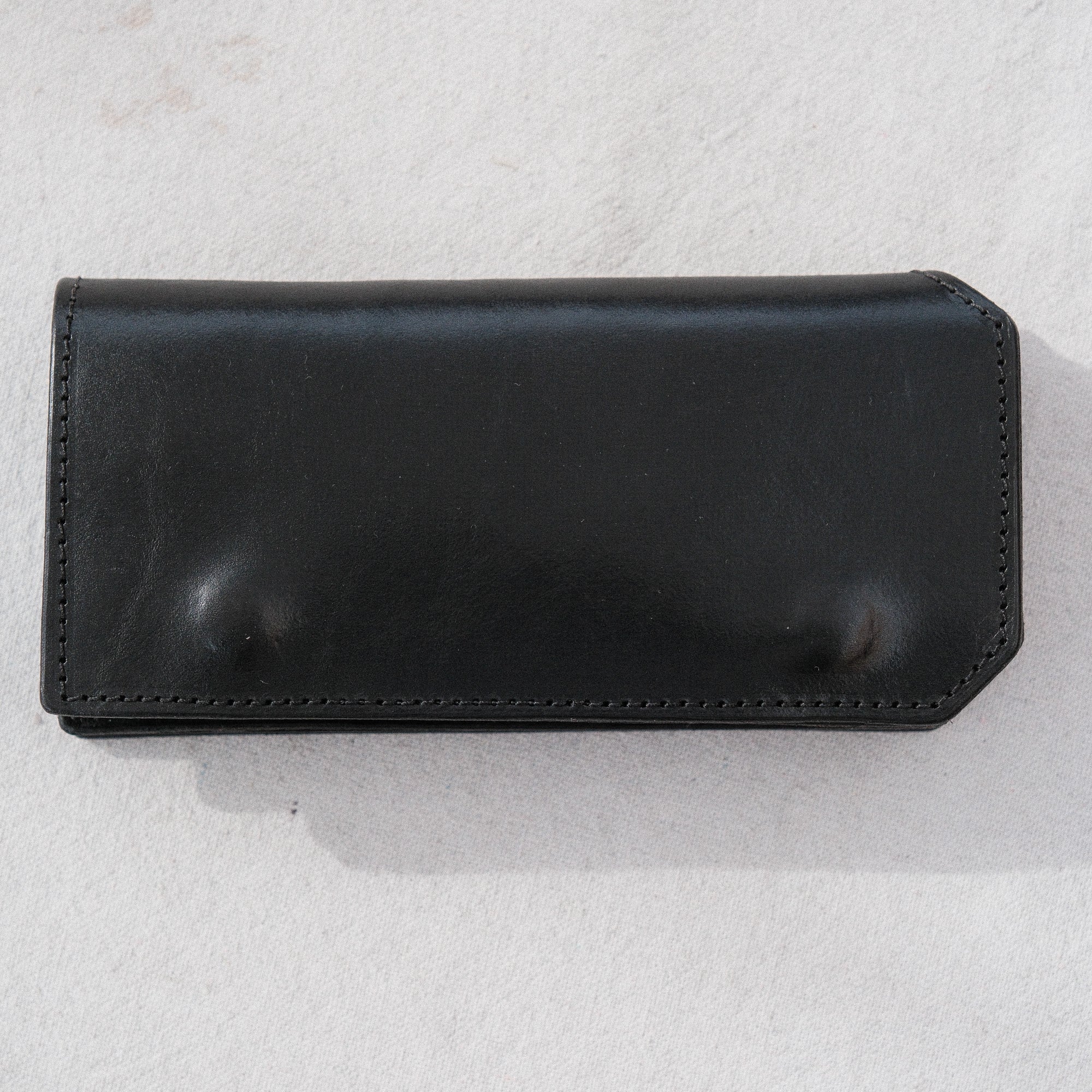 Schaeffer's Garment Hotel SGH Trucker Wallet Black Horsehide - Image 4