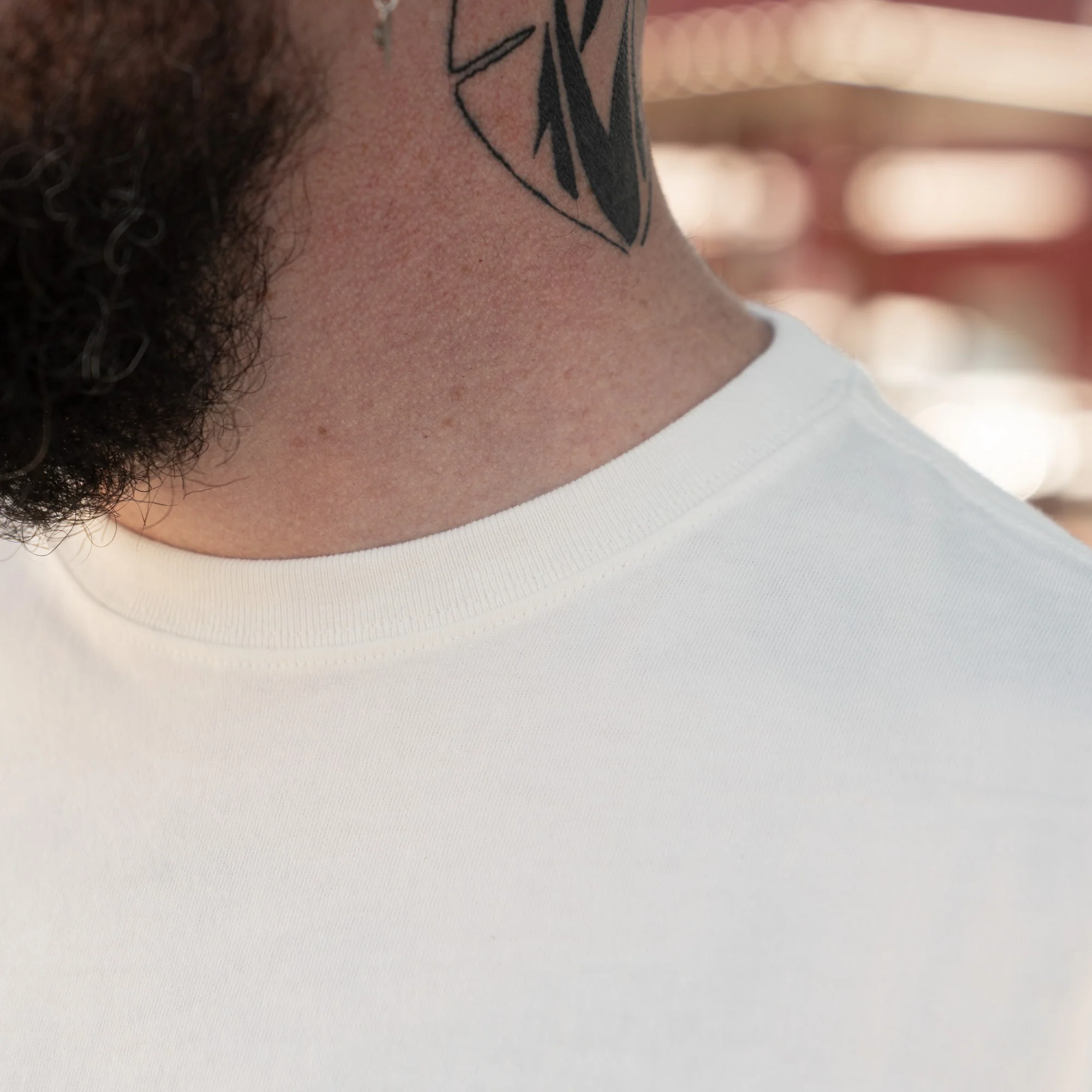 Glad Hand & Co. Short Sleeve Crew Neck Pocket Tee White - Image 4