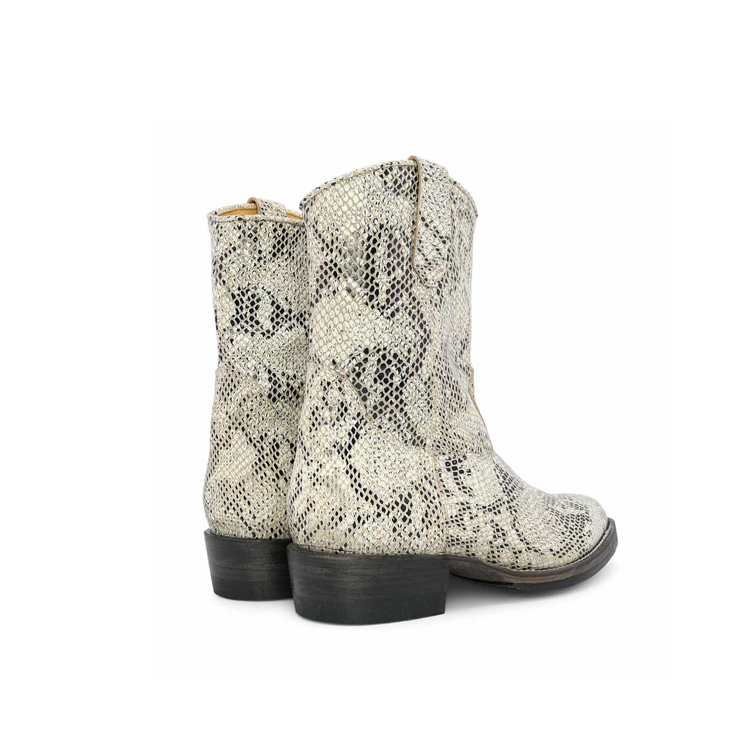 Santa Rosa Brand x Snake Oil Provisions Heartbreaker Boot White Snake FINAL SALE - Image 4
