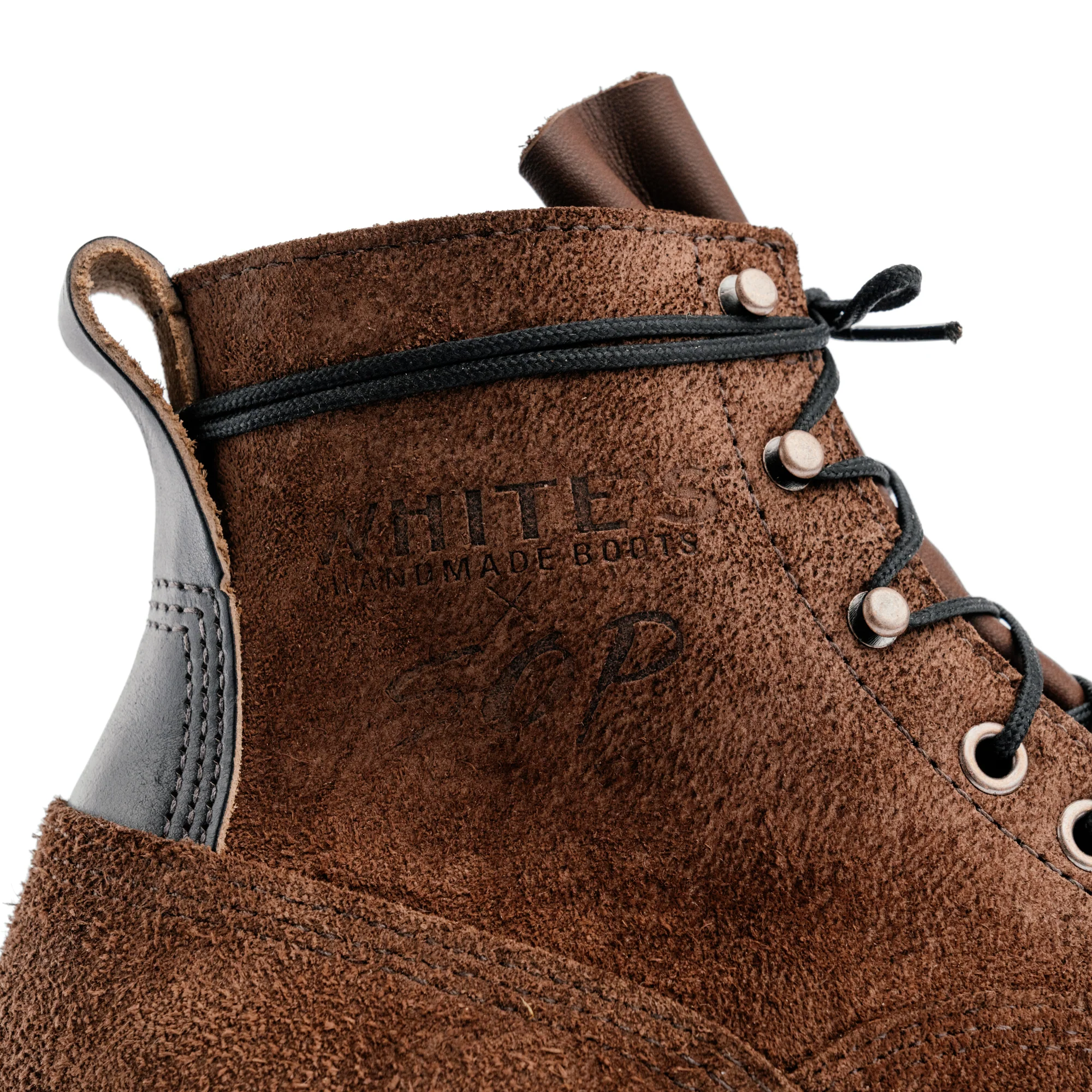 White's Boots x Snake Oil Provisions Big Shooter Brown Roughout - Image 10