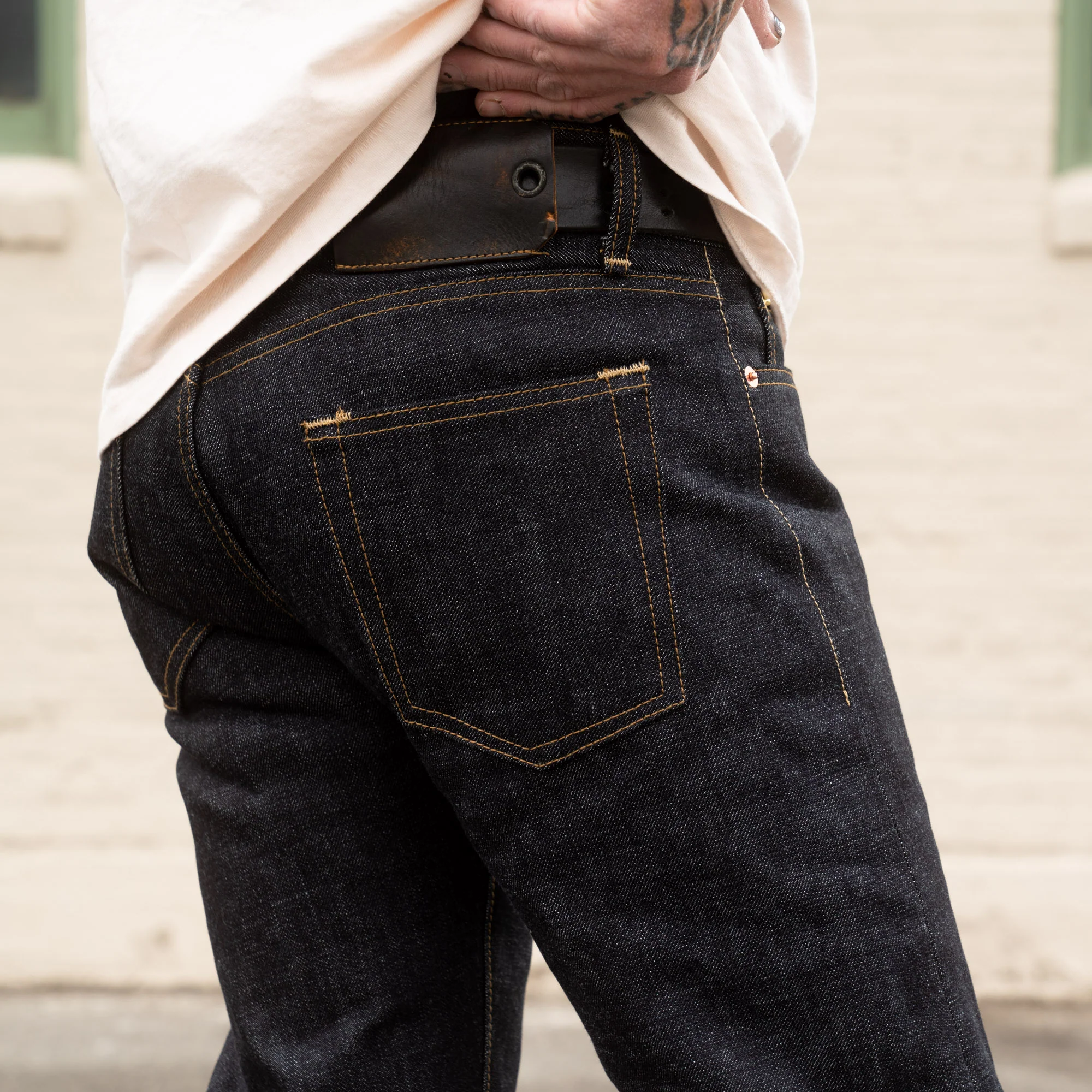 Schaeffer's Garment Hotel 101 Standard Straight Jean Rope Indigo - Image 4