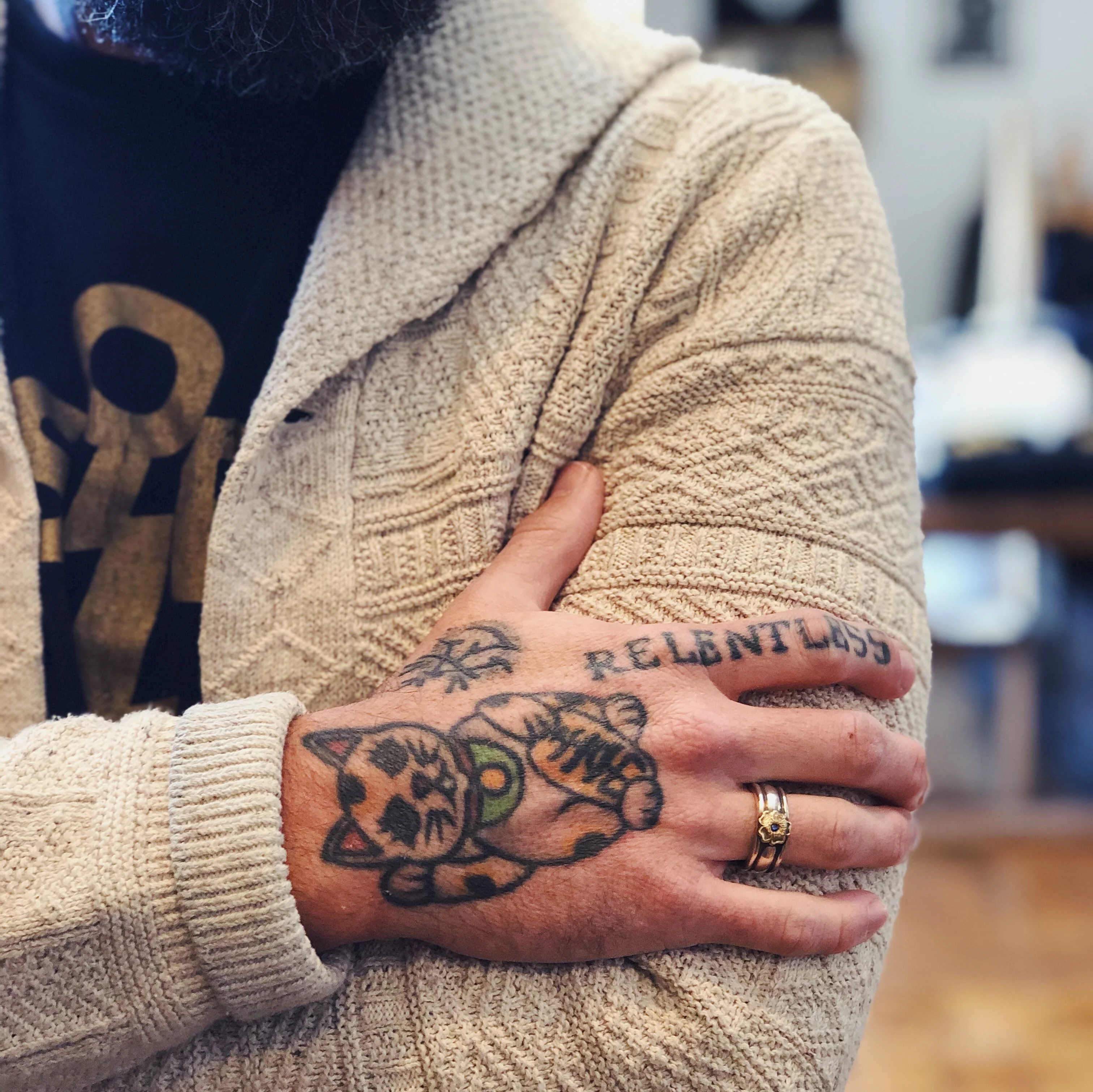 Mt. Hill Silver Sterling Silver Rose Ring Sapphire - Image 3