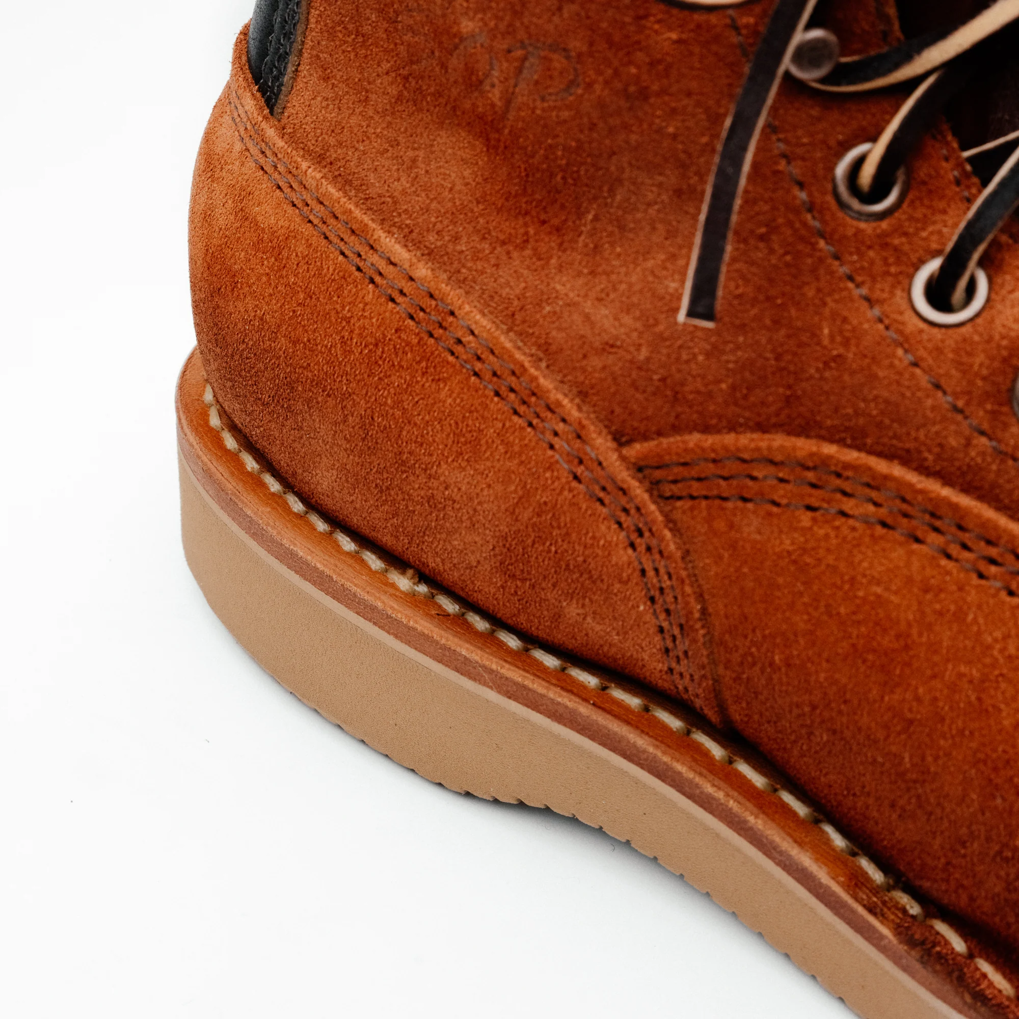White's x Snake Oil Provisions Modified Big Shooter Boot Redwood Roughout FINAL SALE - Image 5